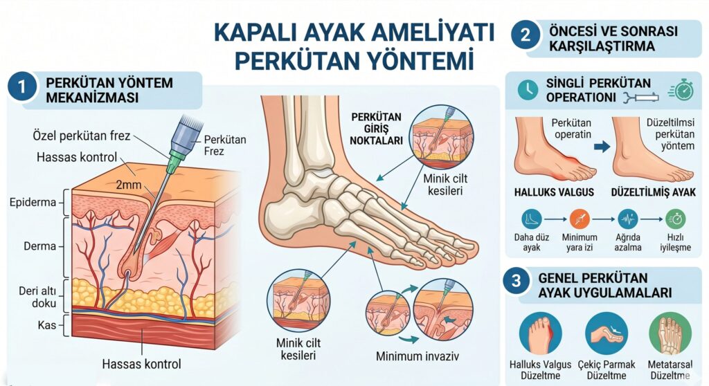 Kapalı Ayak Ameliyatı Perkütan Yöntemi